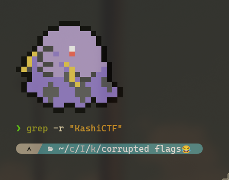 grep won't work here kiddo
